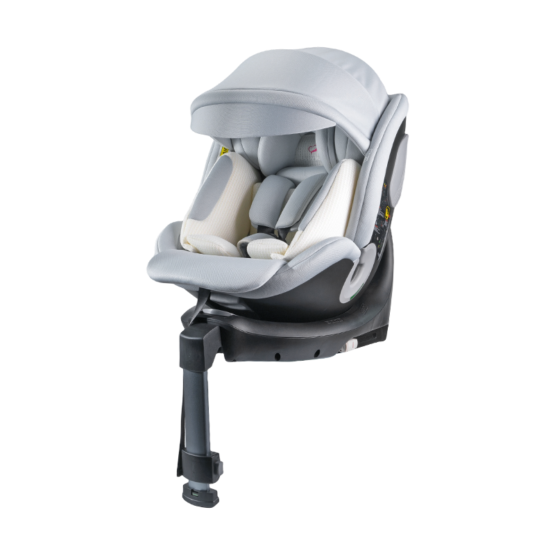 ISO FIX + kaki sokongan 360 Putaran Ke belakang/Ke hadapan menghadap kerusi kereta bayi 40-150cm ISO FIX + kaki sokongan 360 Putaran Ke belakang/Ke hadapan menghadap kerusi kereta bayi 40-150cm